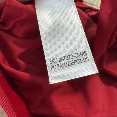 ANDIE Swim the Mandalay Top NWT size Medium in Crimson Tie Shoulder Bikini Top