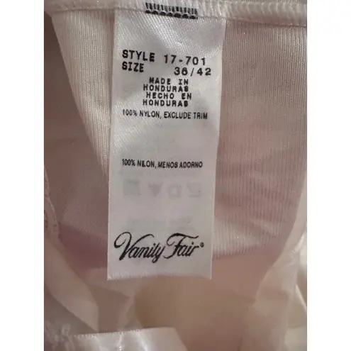 Vanity Fair Style 17 701 White Lace Trimmed Camisole Slip Tank Top 36 42
