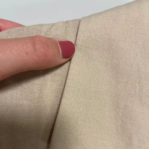 LPA Revolve Linen Blend Lightweight Double Breasted Peacoat Jacket Small M