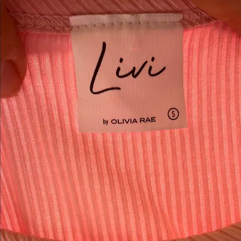 Olivia Rae Livi Ribbed Side Ruched Tshirt Dress