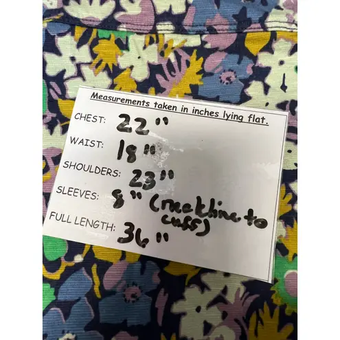 Toad & Co Women's Floral Cue Wrap Short Sleeve Dress Small