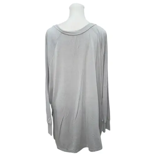 State of Mine Trick or Treat Gray Long Sleeve Tunic Top Women's 2X Large