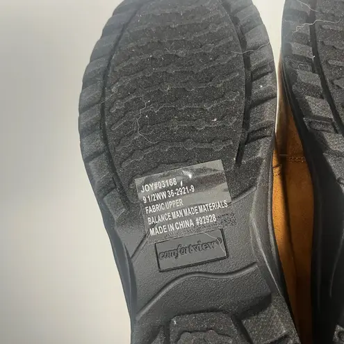 Comfortview The Joy Slip On Mule in cognac / brown gold size 9.5 WW