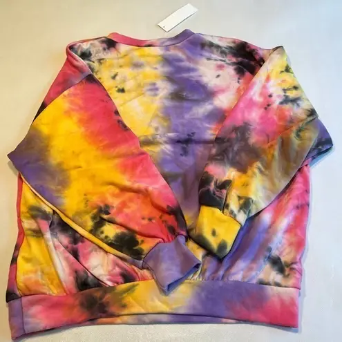 All in Favor All In Favor Tie Dye Pullover Sweatshirt Multicolor Womens - Image 10