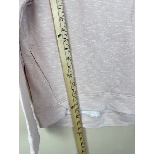 Duluth Women’s Pink Mock Neck Pullover Sweatshirt XS Kangaroo Pocket Cozy