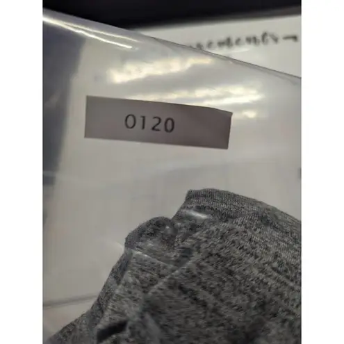 SO  Top‎ Heather Gray Woman's Junior's Size 7/8 Short Sleeve Shark Bite Hem