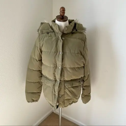 Denim & Supply Ralph Lauren Ralph Lauren Down Parka Military Jacket Denim & Supply Fur Hood Sherpa Hood Sz M