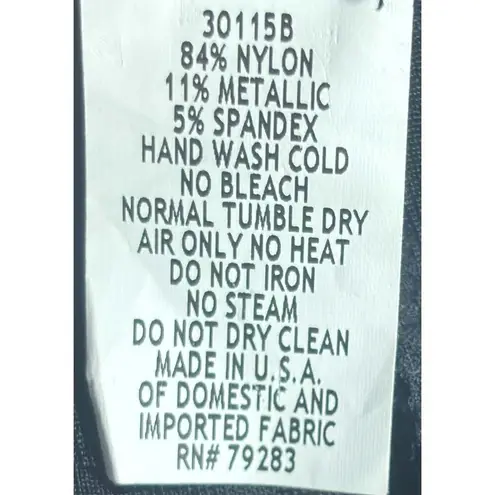 Alex Evenings New Cardigan Jacket Size XL Shimmer Black Sparkle Cocktail Dressy