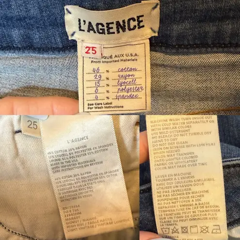 L'Agence L’AGENCE Margot High Rise Skinny Jeans size 25