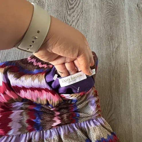 Ramy Brook Laura Zig Zag Tiered Minidress