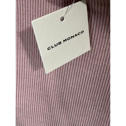 Club Monaco (NWT) Women's Large Brown Ribbed Cropped Tank Top