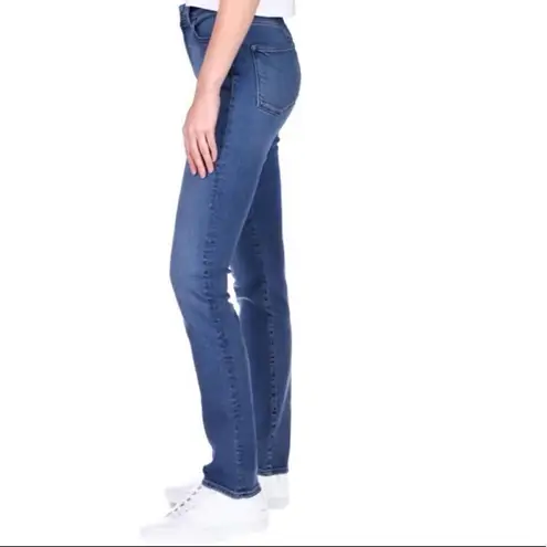 DL1961 Coco Curvy Straight Leg Mid Rise Dark Wash Blue Denim Jeans size 28