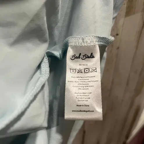 Bad Birdie Exec Baby Blue Golf Skort Pockets Womens Small Sporty Preppy Tennis
