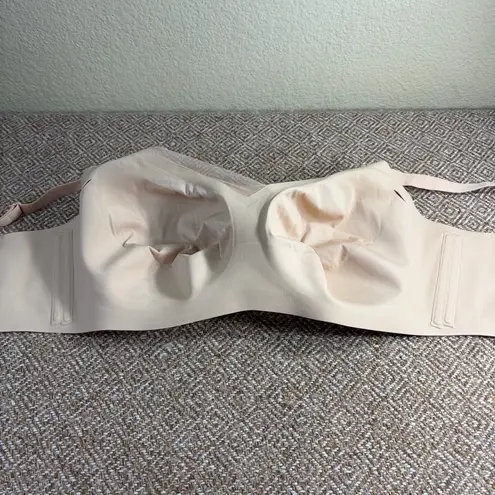 Honeylove Size 2X 42C/D Sand Nude Beige Wireless CrossOver Bra Slimming Lifting Tan