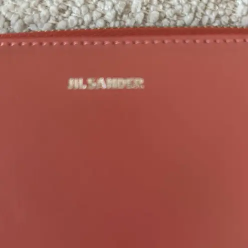 Jil Sander Zip around full size Wallet MD Giro, NEW with tags Pink