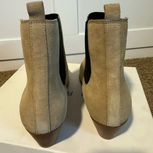 IRO NIB Women's Natural Yvette Suede Ankle Boots - sz 41