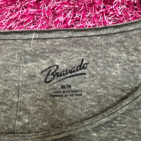 The Rolling Stones Hot Lips Rock Long Sleeve Scoopneck Top M