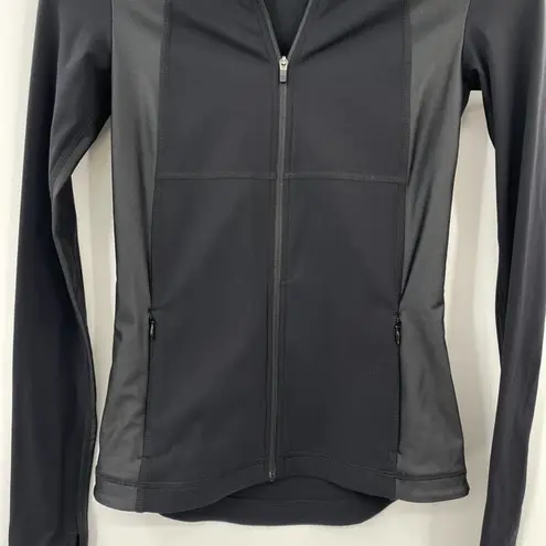 Sweaty Betty Halle Berry x  Power Boost Jacket Womens XXS Black Workout Full Zip