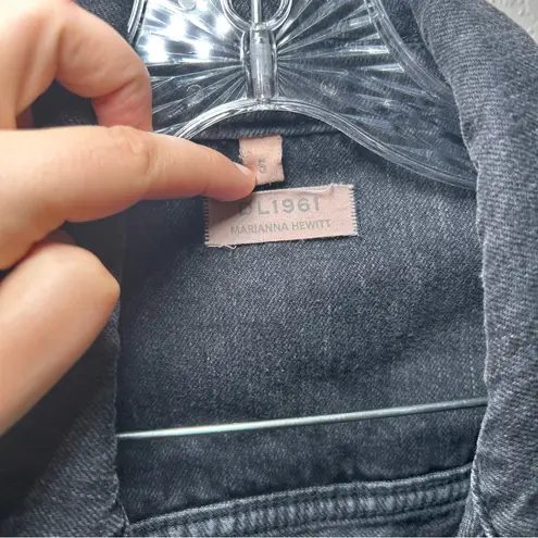 DL1961 x Marianna Hewitt Annie Oversized Crop Jacket black women’s small country