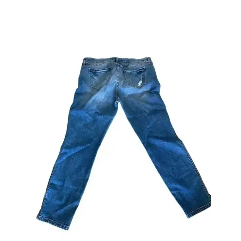 Eunina Kasia Women's Blue Low Rise Skinny Leg Cropped Denim Jean Size 2XL - Image 2