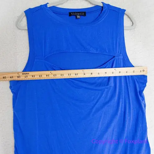 Eloquii New! blue bodysuit cut out front, size 18/20