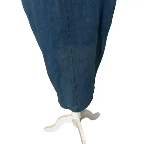 Susana Monaco Strapless Midi Dress in Light Denim Small New Womens Jean