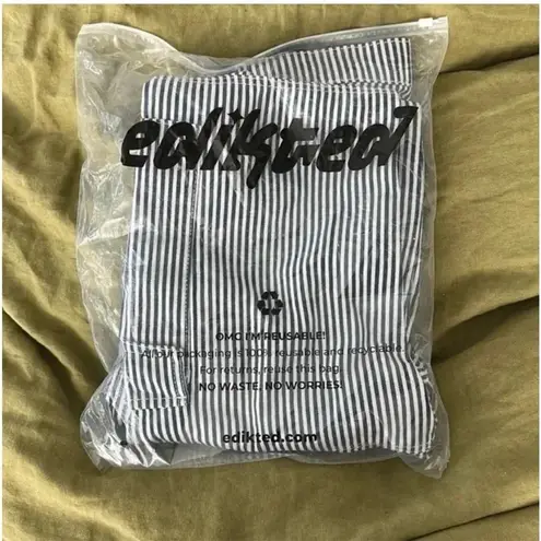 Edikted BRAND NEW WITH TAGS seaside striped pants pinstripe linen esqe pants