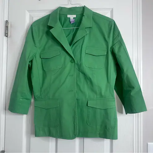 Charter Club Vibrant Green Women's Blazer XL