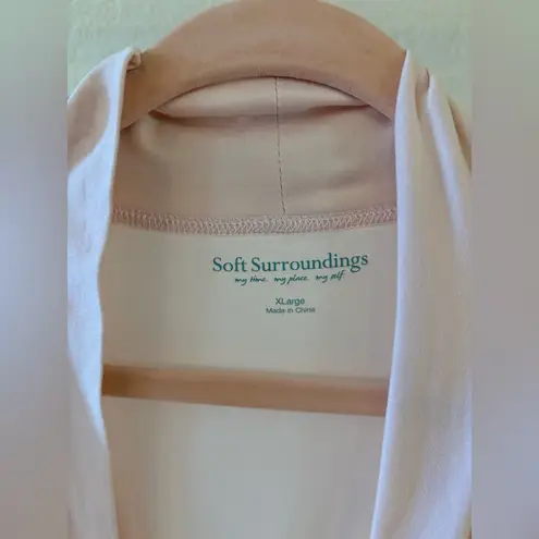 Soft Surroundings Women’s maxi duster wrap cardigan, XL