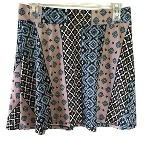 So Rad by A Boho Patchwork Print Mini Skirt – Size M – Made in USA Size M