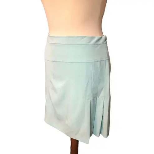 IZOD light blue tennis golf skort hidden zipper closure size 12