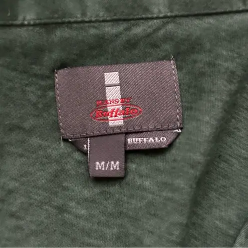 Buffalo Vintage Y2K deep green textured blouse - Jeans