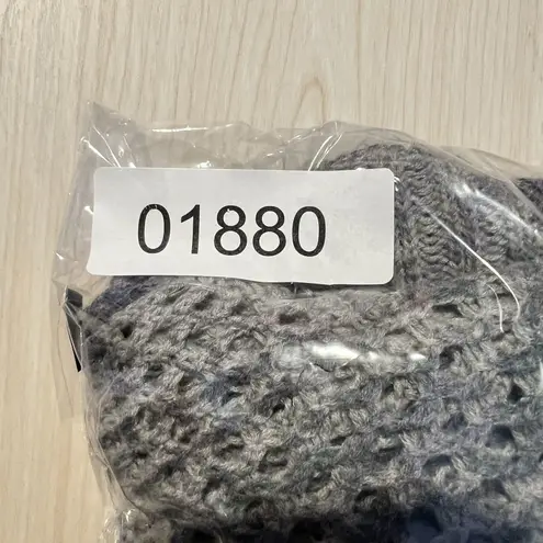 Alberto Makali Gray Blue S Open Cardigan Sweater Wool Boho Festival Hippie Art