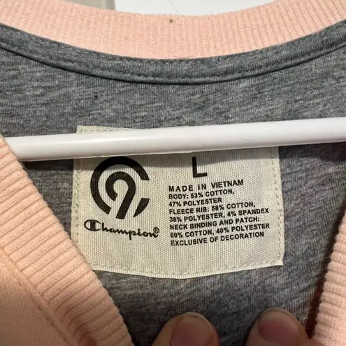 C9 by Champion Peach Long Sleeve Relaxed Sweatshirt Pink Size L