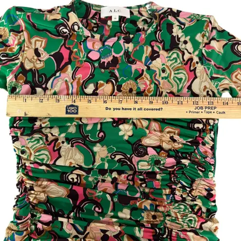 ALC Frank A.L.C. Kiki Floral Ruched Bodycon Dress XS – NWT