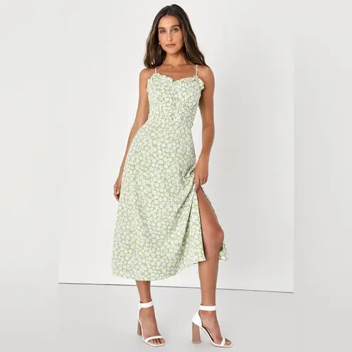 Timeless Touch Green Floral Print A