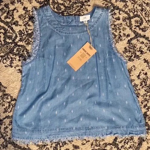 Thread and Supply  soft jean sleeveless top BNWT XS