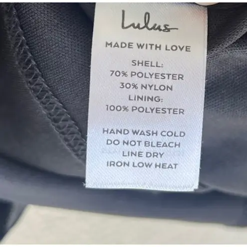 Lulu’s Burnout Velvet Floral MIDI Dress Women’s Small Asymmetrical Whimsigoth Black