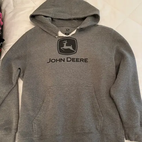 John Deere Charcoal Pullover Hoodie