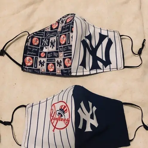Set of 2 NY Yankees Face cover Unisex Blue - Image 2