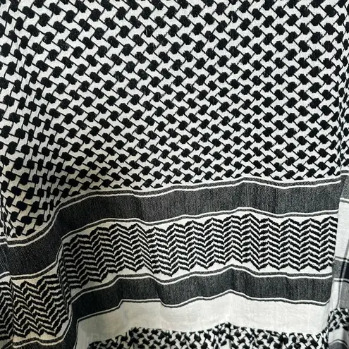 Summery Copenhagen Black and White Cotton Sleeveless Size L Lined Lightweight Size L