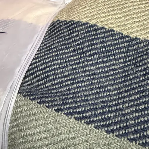 Wander Agio Shawl Big Grid Lattice Scarf Women's Fashion Long Large Winter Warm Blue