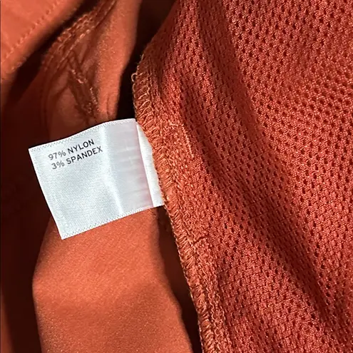 Duluth Dry On The Fly Mid Rise Hiking Work Casual Cargo Shorts Brick Red Size 12