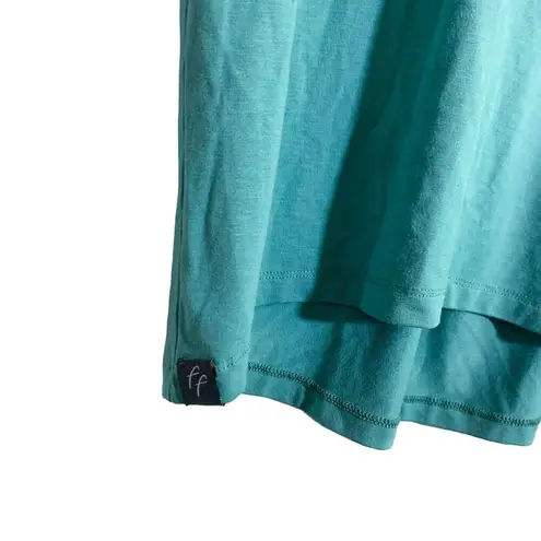 Free Fly Women's Long Sleeve Bamboo Crew Neck Top Teal Green Medium
