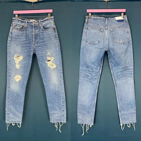 RE/DONE ReDone Originals 90s High Rise Medium Destroy