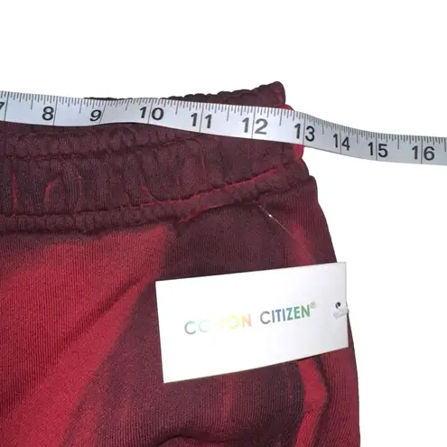 Cotton Citizen NWT  Brooklyn Red Ombre Cotton Sweatpants Joggers SMALL