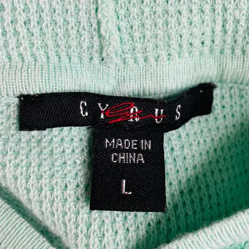 Cyrus Knit Zip Up and Hooded Sweater, Seafoam