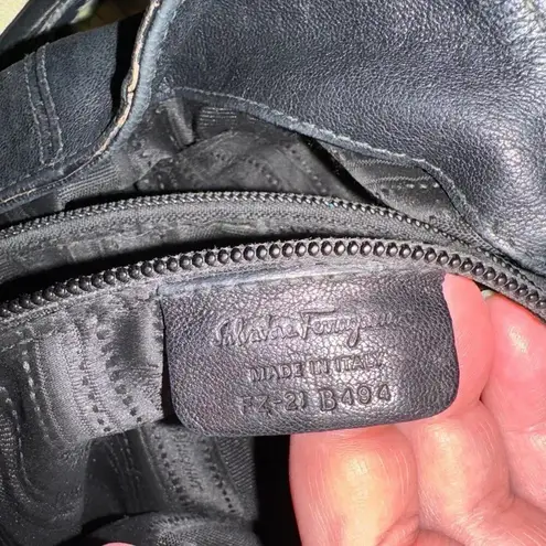 Salvatore Ferragamo Sofia Leather Hobo Bag with Original Handware, Authentic