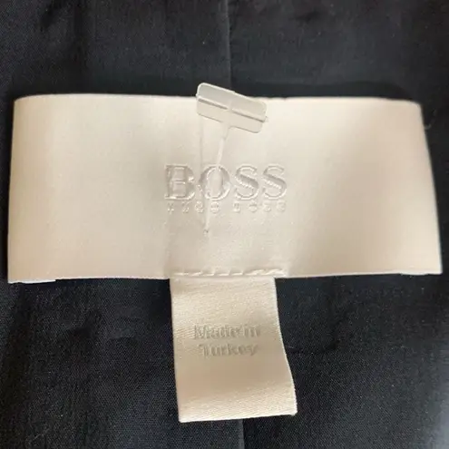 Hugo Boss Women’s Boss Navy Checkered Blazer. No Size Tags. Small