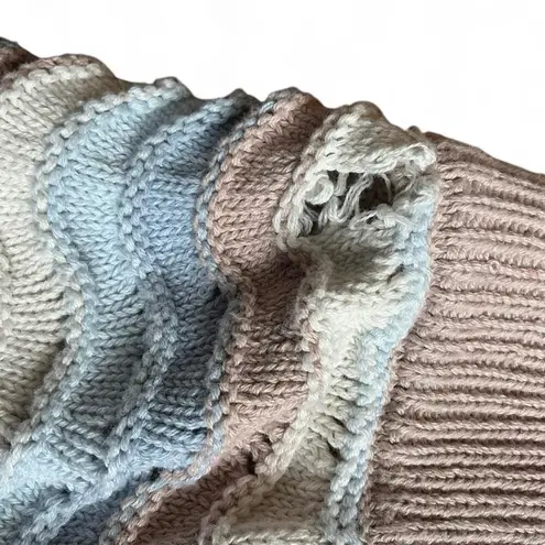 Willow And Wind Knit Shorts Medium Blue - Image 3